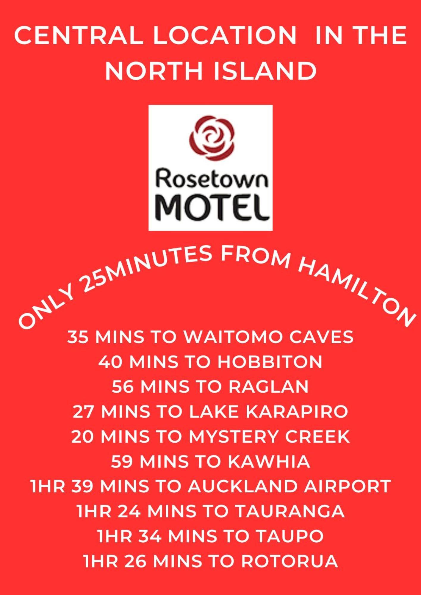 Rosetown Motel Te Awamutu Exterior foto